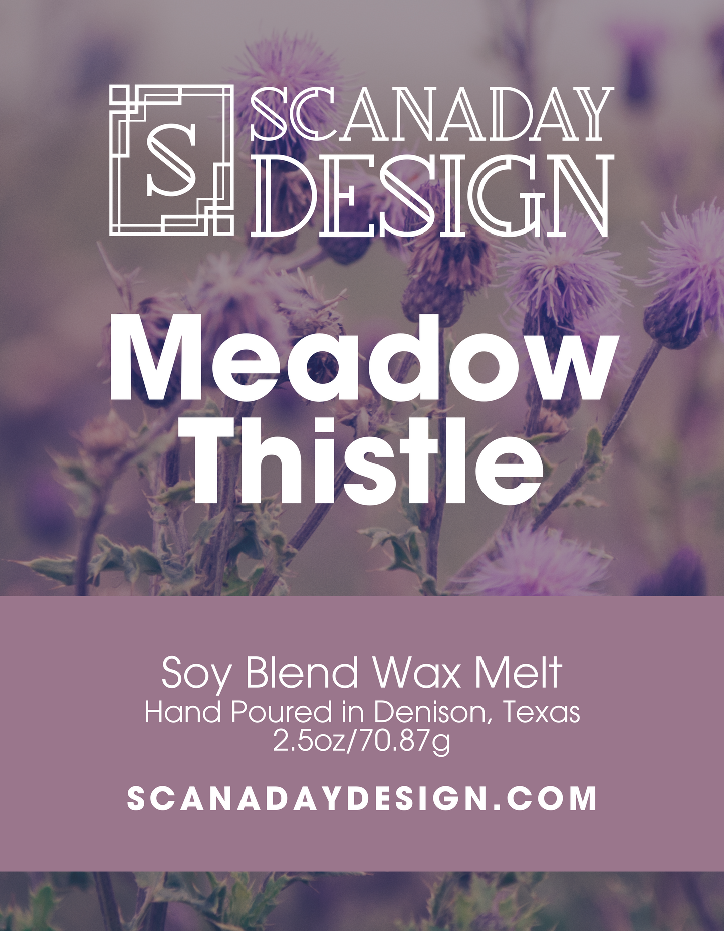 Meadow Thistle Wax Melt 2.5oz