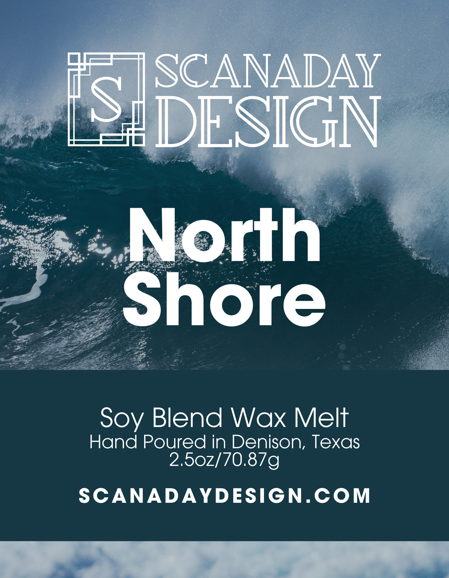 North Shore Wax Melt 2.5oz