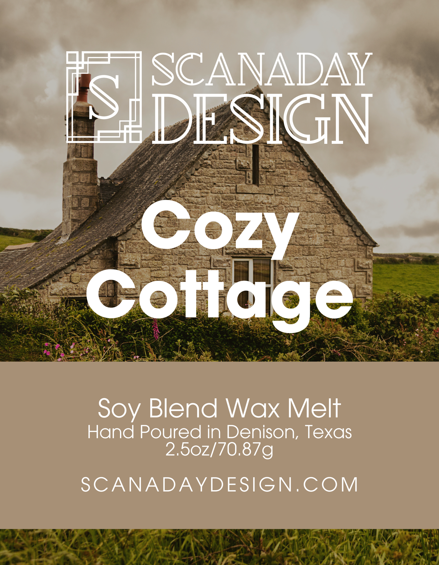 Cozy Cottage | Soy Blend Wax Melt 2.5oz