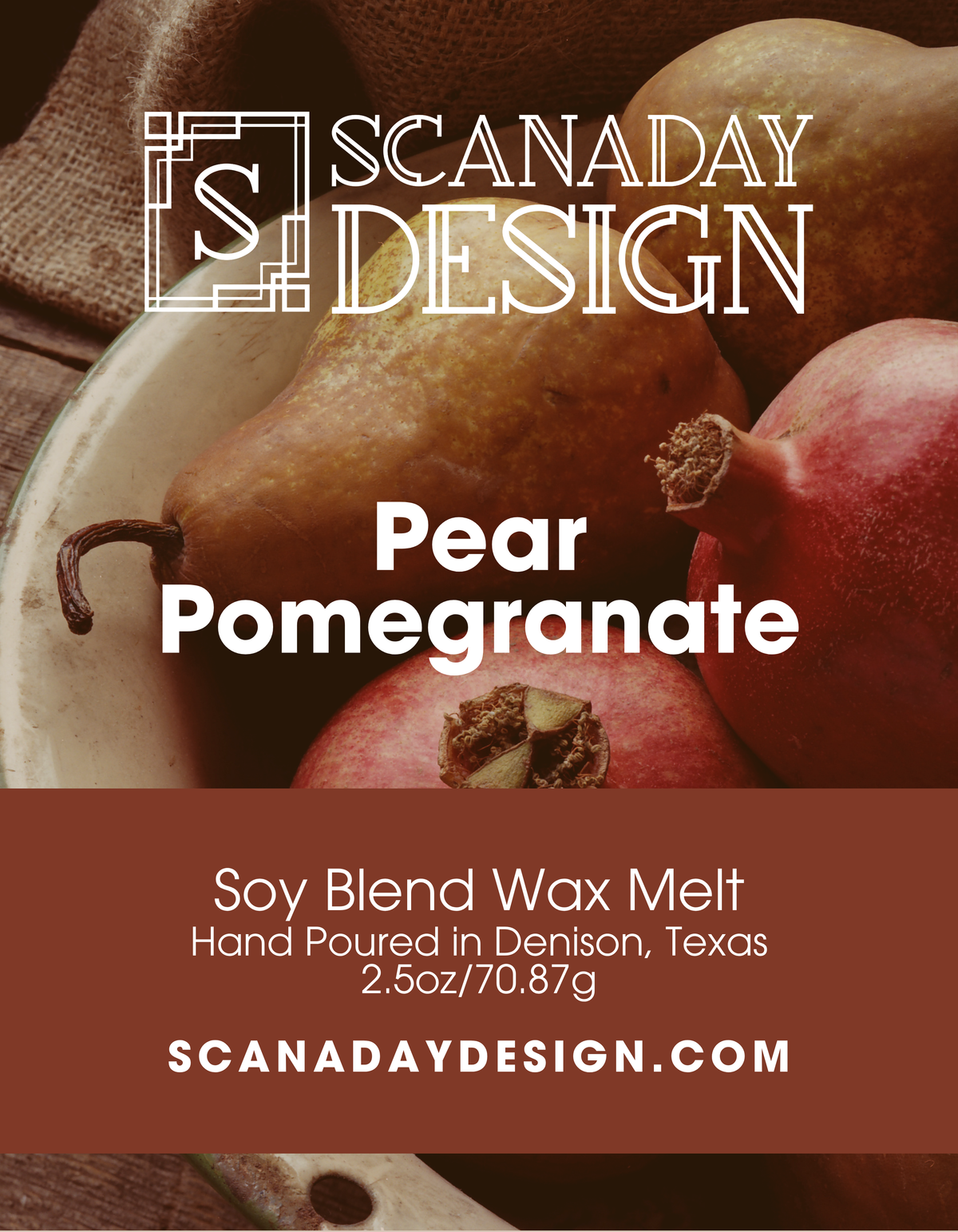 Pear Pomegranate