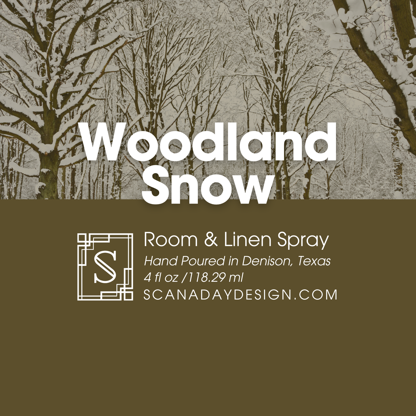 Woodland Snow | Room & Linen Spray - 4oz
