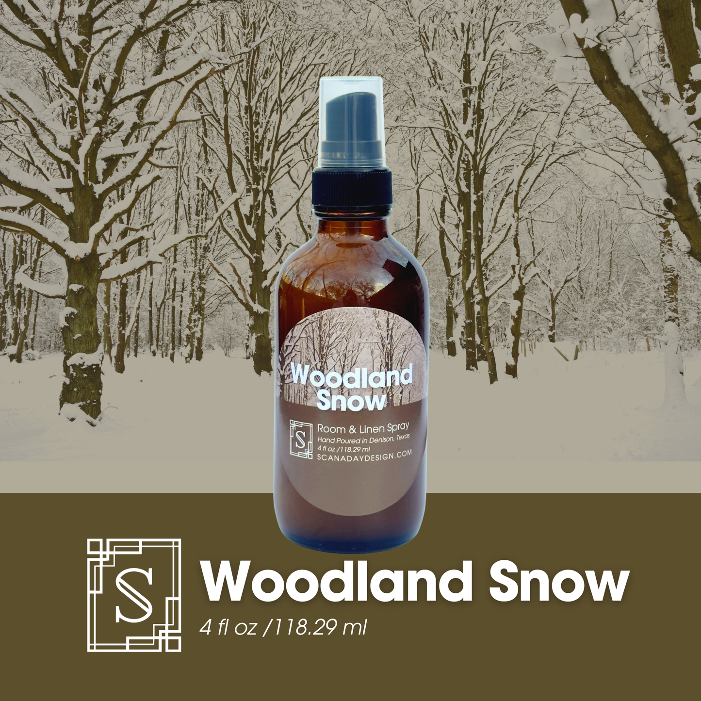 Woodland Snow | Room & Linen Spray - 4oz