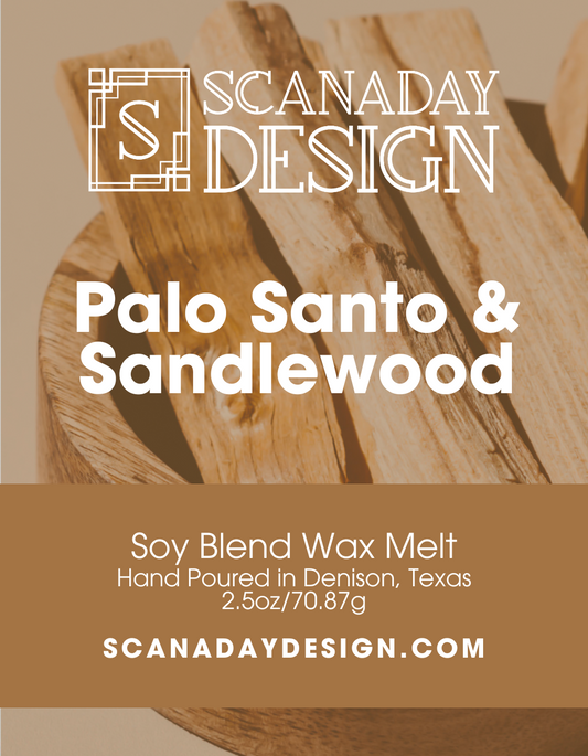 Palo Santo & Sandalwood Wax Melt 2.5oz