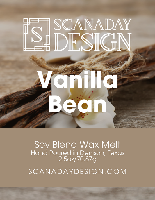 Vanilla Bean | Soy Blend Wax Melt 2.5oz