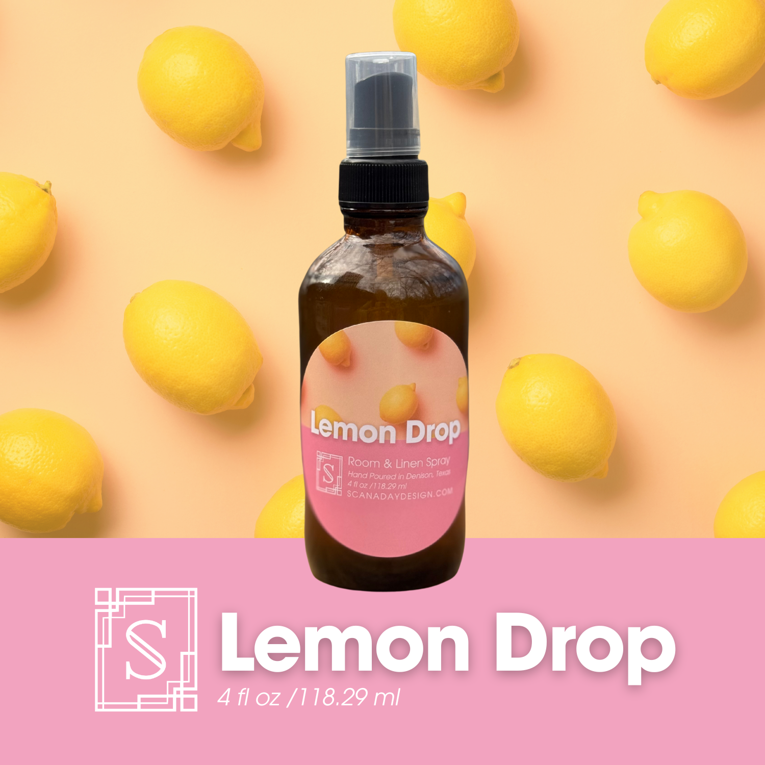 Lemon Drop | Room & Linen Spray - 4oz