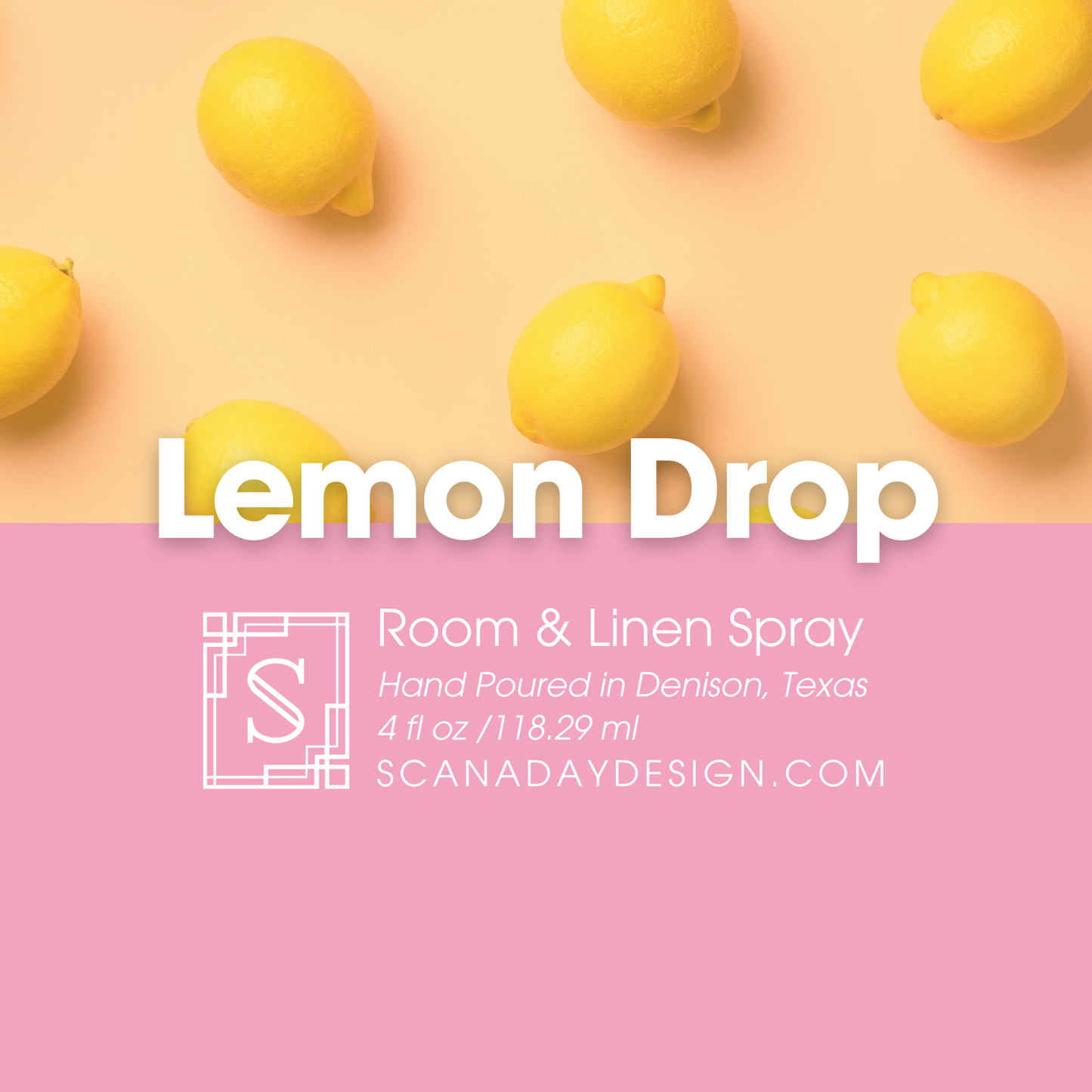 Lemon Drop | Room & Linen Spray - 4oz