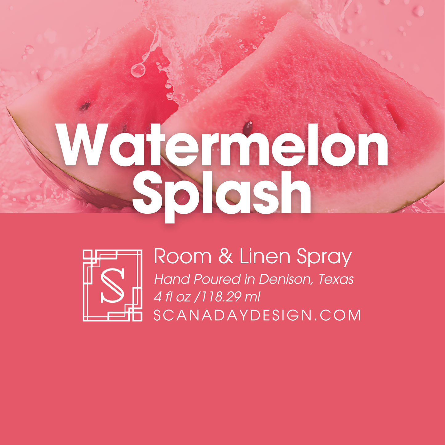 Watermelon Splash | Room & Linen Spray - 4oz